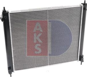 AKS Dasis 070136N - Radiator, engine cooling autospares.lv