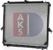 AKS Dasis 070138N - Radiator, engine cooling autospares.lv