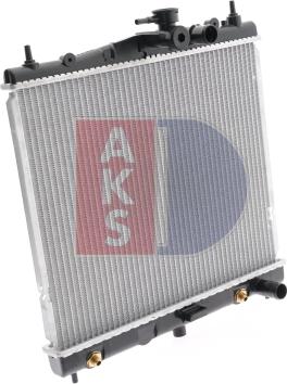 AKS Dasis 070127N - Radiator, engine cooling autospares.lv