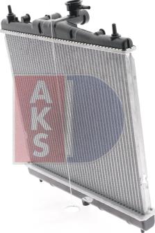 AKS Dasis 070127N - Radiator, engine cooling autospares.lv