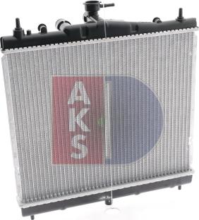 AKS Dasis 070127N - Radiator, engine cooling autospares.lv