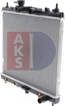 AKS Dasis 070127N - Radiator, engine cooling autospares.lv