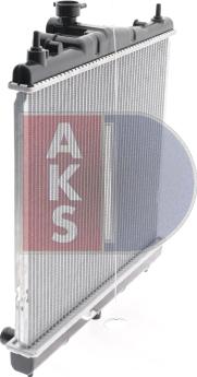 AKS Dasis 070127N - Radiator, engine cooling autospares.lv