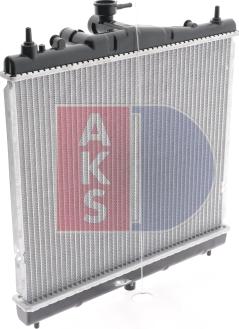 AKS Dasis 070127N - Radiator, engine cooling autospares.lv