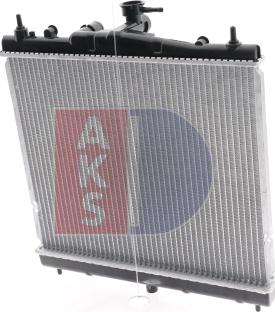 AKS Dasis 070127N - Radiator, engine cooling autospares.lv