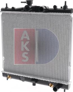 AKS Dasis 070127N - Radiator, engine cooling autospares.lv