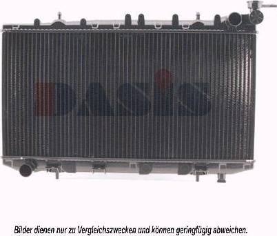 AKS Dasis 070340N - Radiator, engine cooling autospares.lv