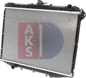 AKS Dasis 070290N - Radiator, engine cooling autospares.lv