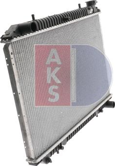 AKS Dasis 070230N - Radiator, engine cooling autospares.lv