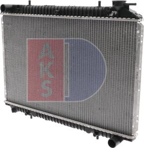 AKS Dasis 070230N - Radiator, engine cooling autospares.lv