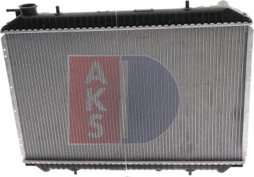 AKS Dasis 070230N - Radiator, engine cooling autospares.lv