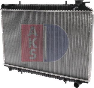 AKS Dasis 070230N - Radiator, engine cooling autospares.lv