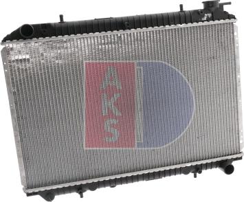 AKS Dasis 070230N - Radiator, engine cooling autospares.lv