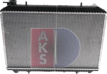 AKS Dasis 070270N - Radiator, engine cooling autospares.lv