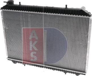 AKS Dasis 070270N - Radiator, engine cooling autospares.lv