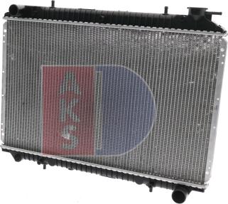 AKS Dasis 070270N - Radiator, engine cooling autospares.lv