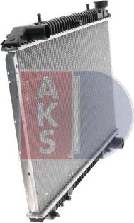 AKS Dasis 070270N - Radiator, engine cooling autospares.lv