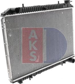 AKS Dasis 070270N - Radiator, engine cooling autospares.lv