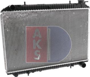 AKS Dasis 070270N - Radiator, engine cooling autospares.lv