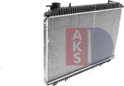 AKS Dasis 070270N - Radiator, engine cooling autospares.lv