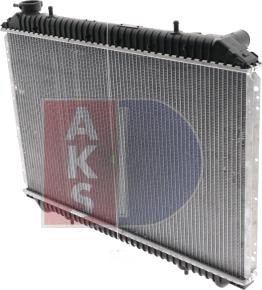 AKS Dasis 070270N - Radiator, engine cooling autospares.lv