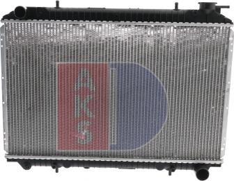 AKS Dasis 070270N - Radiator, engine cooling autospares.lv