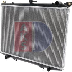 AKS Dasis 071000N - Radiator, engine cooling autospares.lv