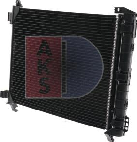 AKS Dasis 072061N - Condenser, air conditioning autospares.lv