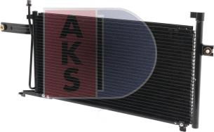 AKS Dasis 072140N - Condenser, air conditioning autospares.lv