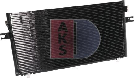 AKS Dasis 072360N - Condenser, air conditioning autospares.lv