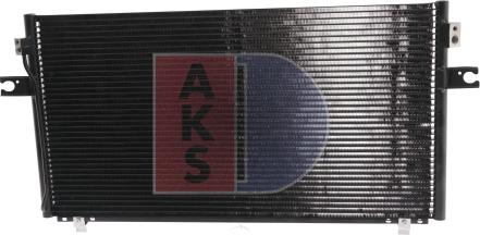 AKS Dasis 072360N - Condenser, air conditioning autospares.lv