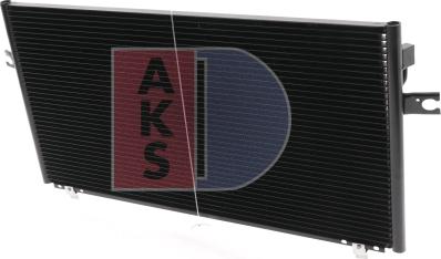 AKS Dasis 072360N - Condenser, air conditioning autospares.lv