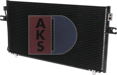 AKS Dasis 072360N - Condenser, air conditioning autospares.lv