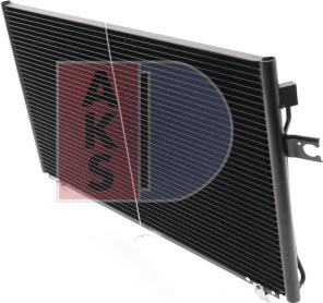 AKS Dasis 072360N - Condenser, air conditioning autospares.lv