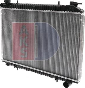AKS Dasis 072330N - Radiator, engine cooling autospares.lv