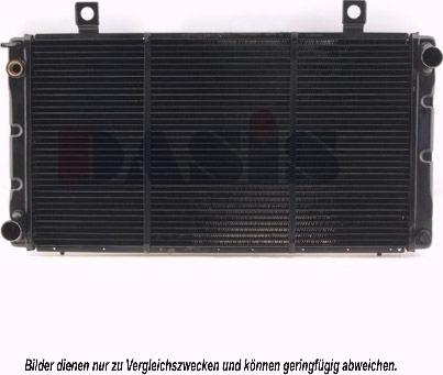 AKS Dasis 190050N - Radiator, engine cooling autospares.lv