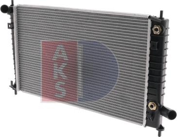 AKS Dasis 190012N - Radiator, engine cooling autospares.lv