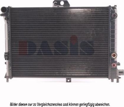 AKS Dasis 190110N - Radiator, engine cooling autospares.lv