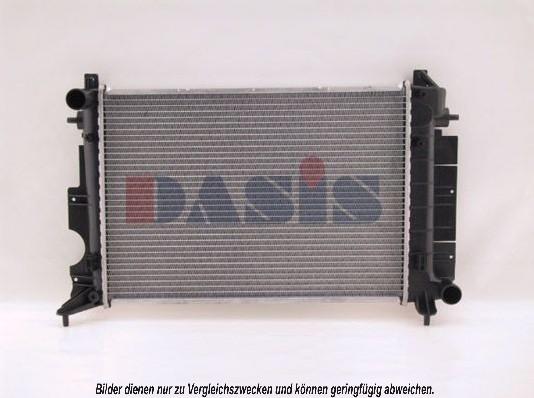 AKS Dasis 190210N - Radiator, engine cooling autospares.lv