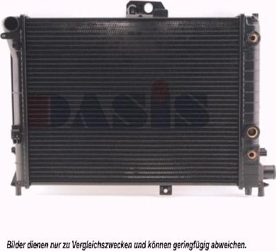 AKS Dasis 190220N - Radiator, engine cooling autospares.lv