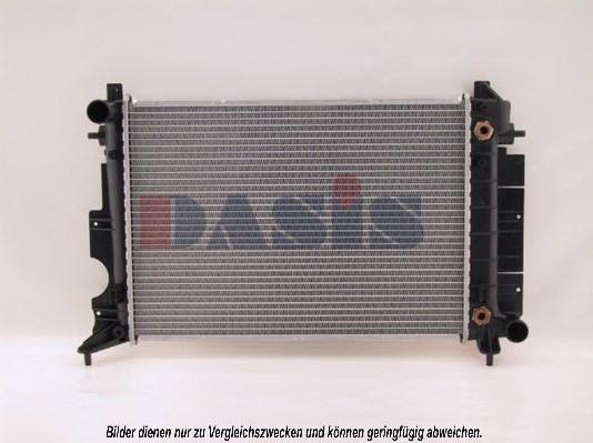 AKS Dasis 190270N - Radiator, engine cooling autospares.lv