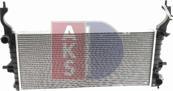 AKS Dasis 140670N - Radiator, engine cooling autospares.lv