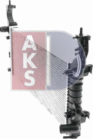 AKS Dasis 140670N - Radiator, engine cooling autospares.lv