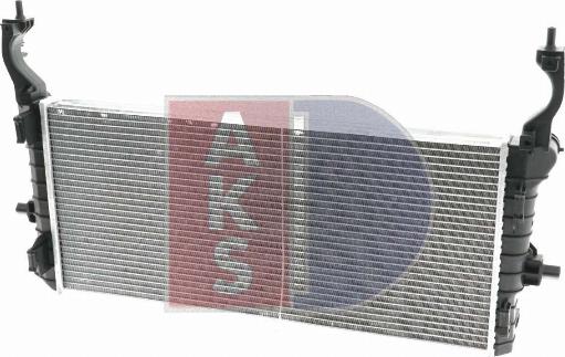 AKS Dasis 140670N - Radiator, engine cooling autospares.lv