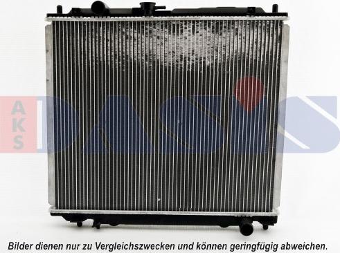 AKS Dasis 140670N - Radiator, engine cooling autospares.lv