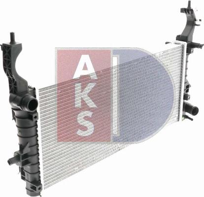 AKS Dasis 140670N - Radiator, engine cooling autospares.lv