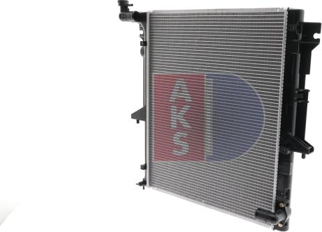 AKS Dasis 140099N - Radiator, engine cooling autospares.lv