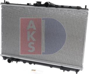 AKS Dasis 140048N - Radiator, engine cooling autospares.lv