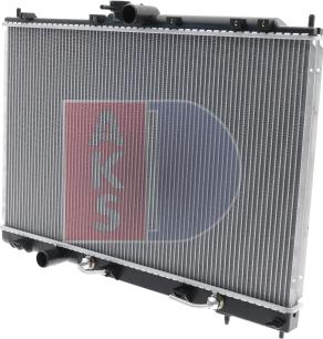 AKS Dasis 140006N - Radiator, engine cooling autospares.lv