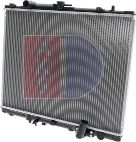 AKS Dasis 140011N - Radiator, engine cooling autospares.lv